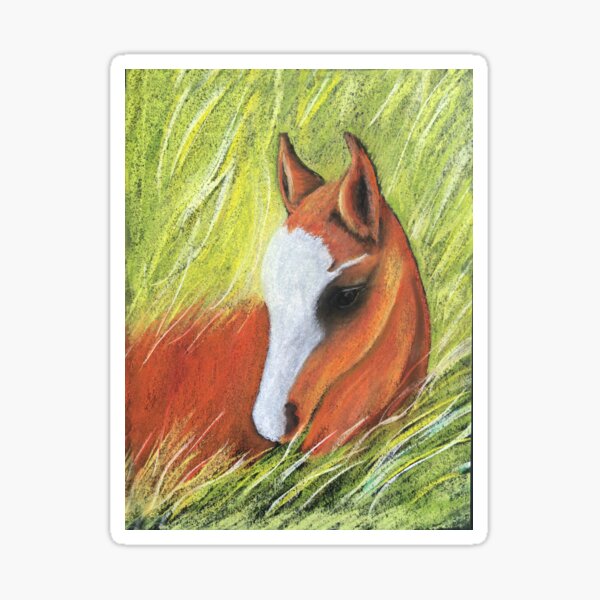 Eagerness and Innosense of the Foal Sticker
