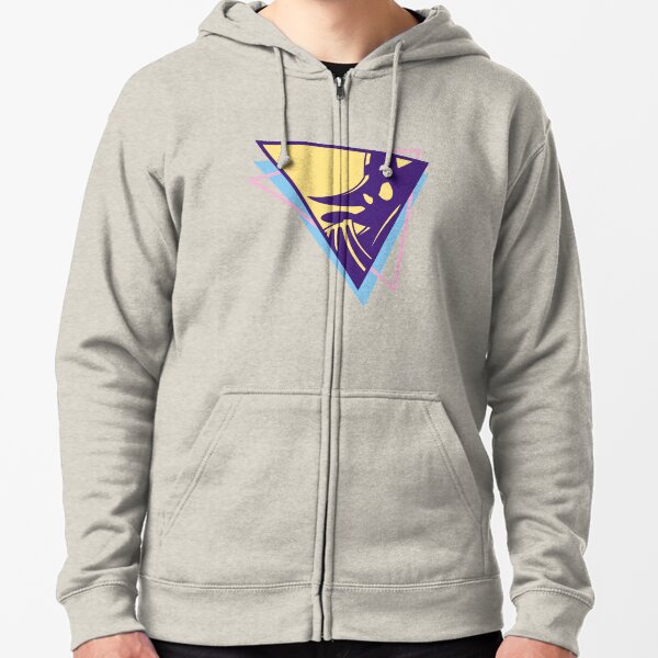 Flashback Darkwing Duck 90s Retro Zipped Hoodie