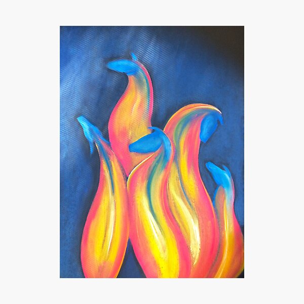 Fire Horse Photographic Print