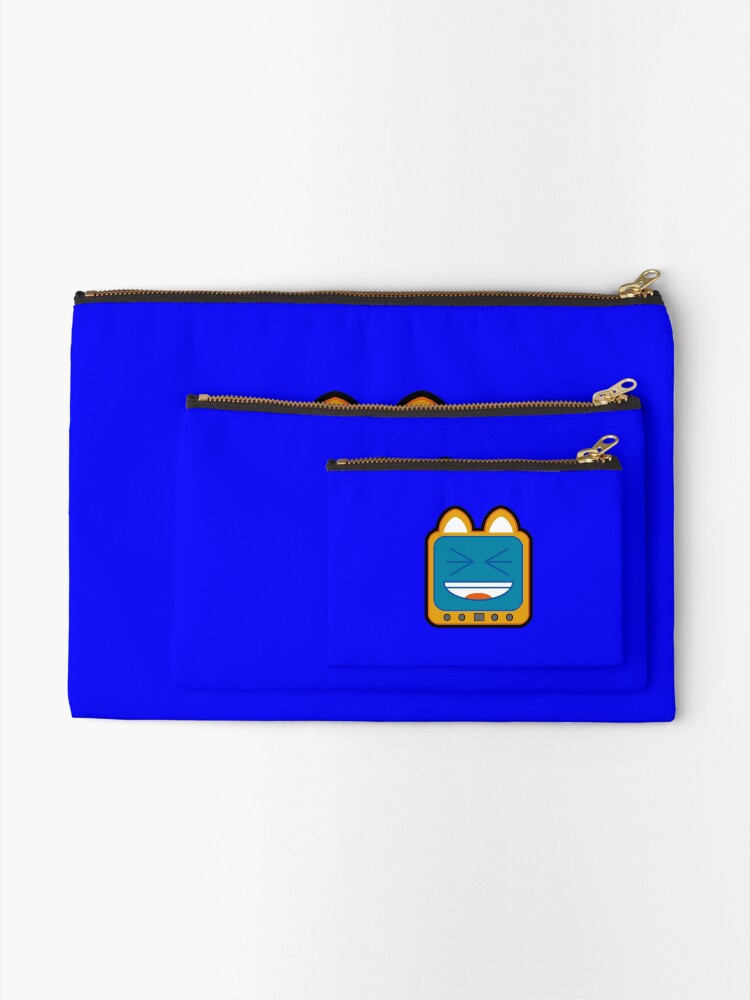 Alternate view of Television Kitty LOL 3 Zipper Pouch