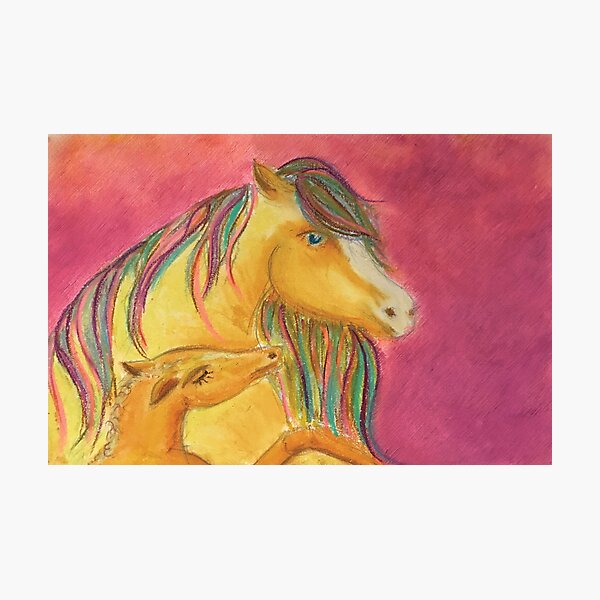 Motherhood horse Photographic Print