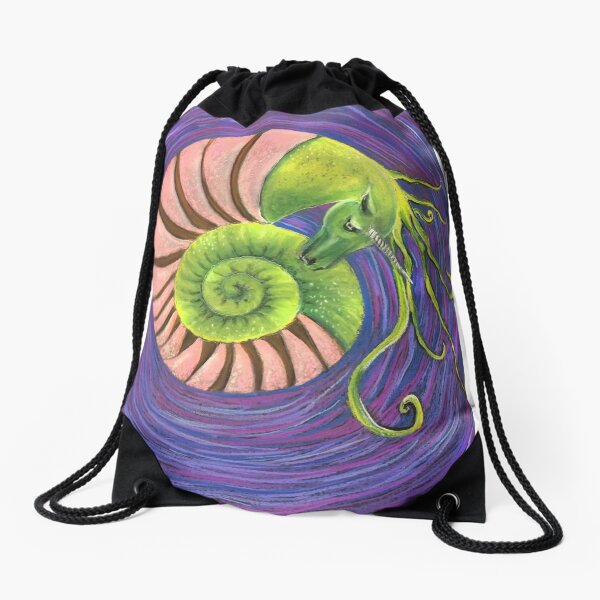 Morphic Entaglement Horse Drawstring Bag