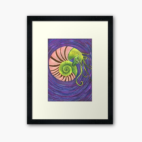 Morphic Entaglement Horse Framed Art Print