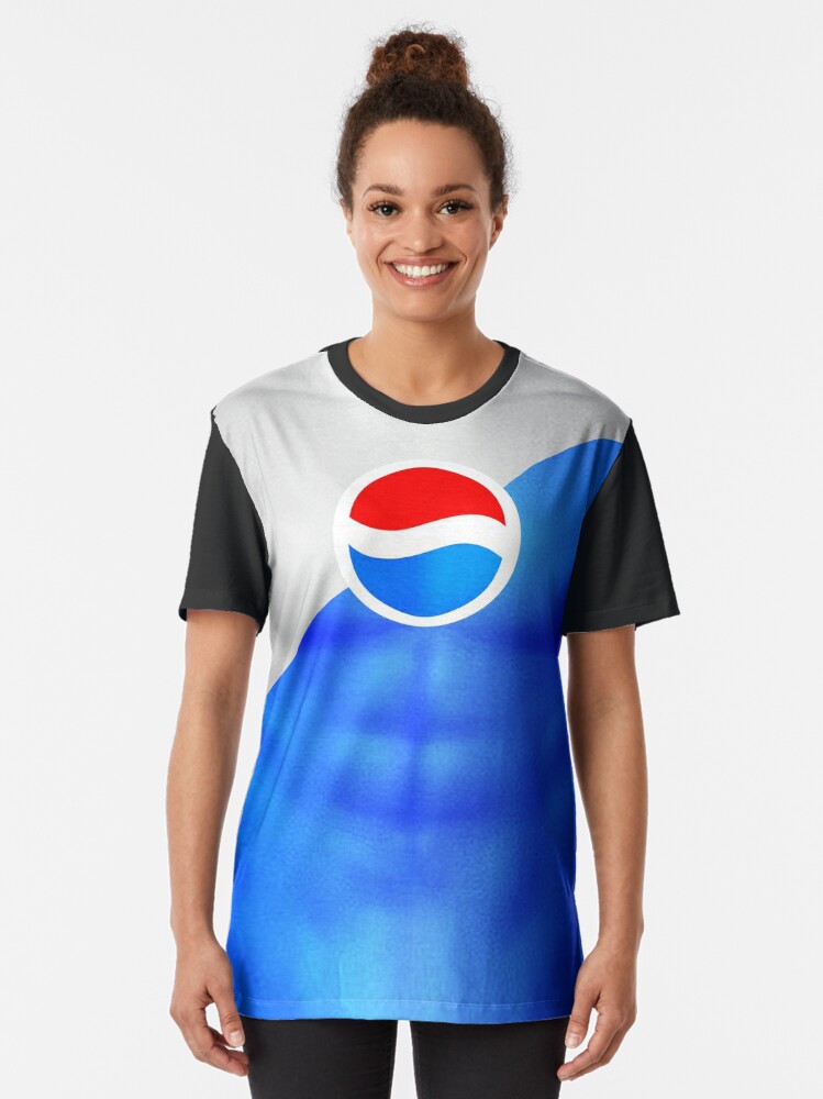 Pepsiman With Muscles T Shirt By Hitomation Redbubble - pepsi man shirt roblox
