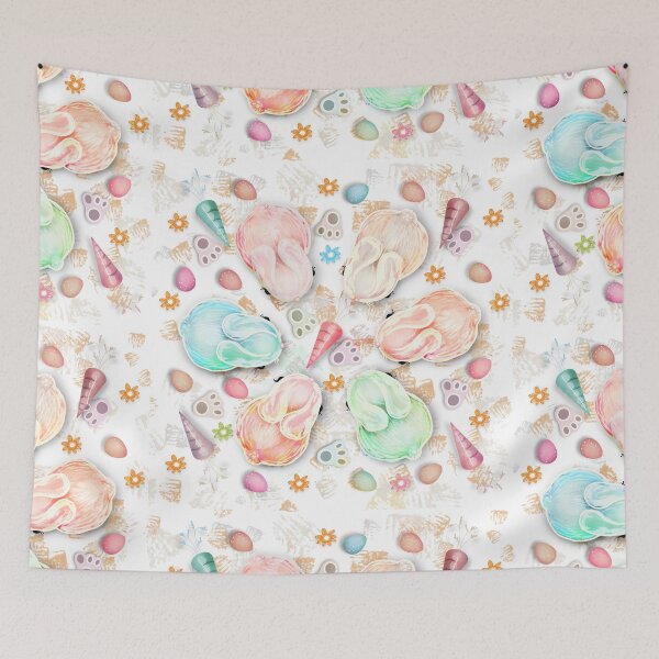 Item preview, Rainbow Rabbits designed and sold by Karin Taylor.