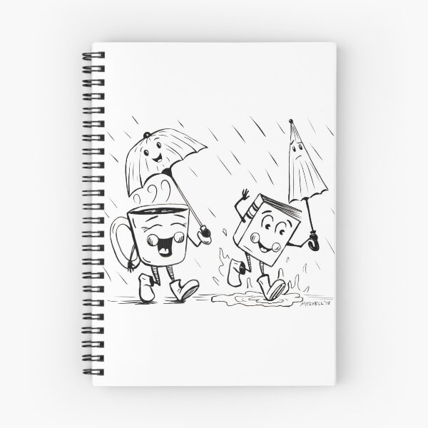 Item preview, Coffee & a Good Book on a rainy day designed and sold by MitchellJrArt.