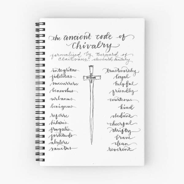 Item preview, Ancient Code of Chivalry designed and sold by Nancy Campbell.