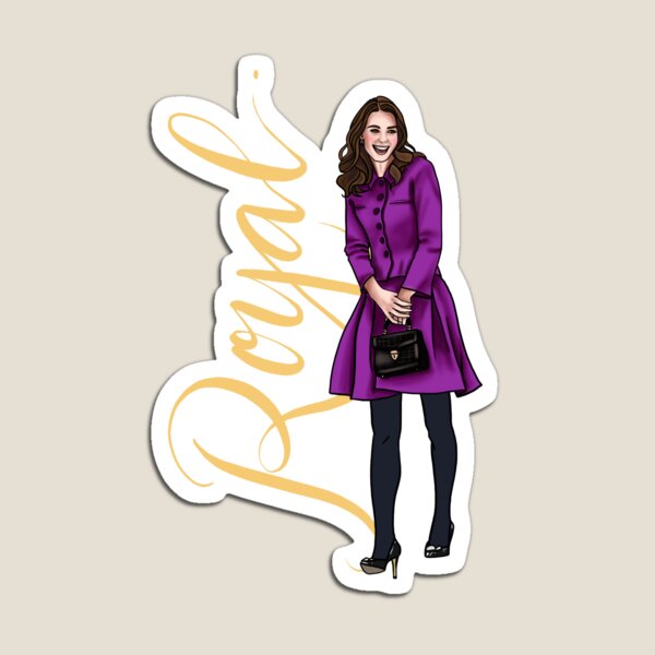 Kate in Magenta by Silvana Arias Magnet