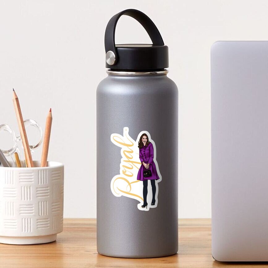 Kate in Magenta by Silvana Arias Sticker