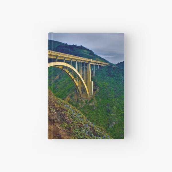 Bixby Bridge near Big Sur Hardcover Journal