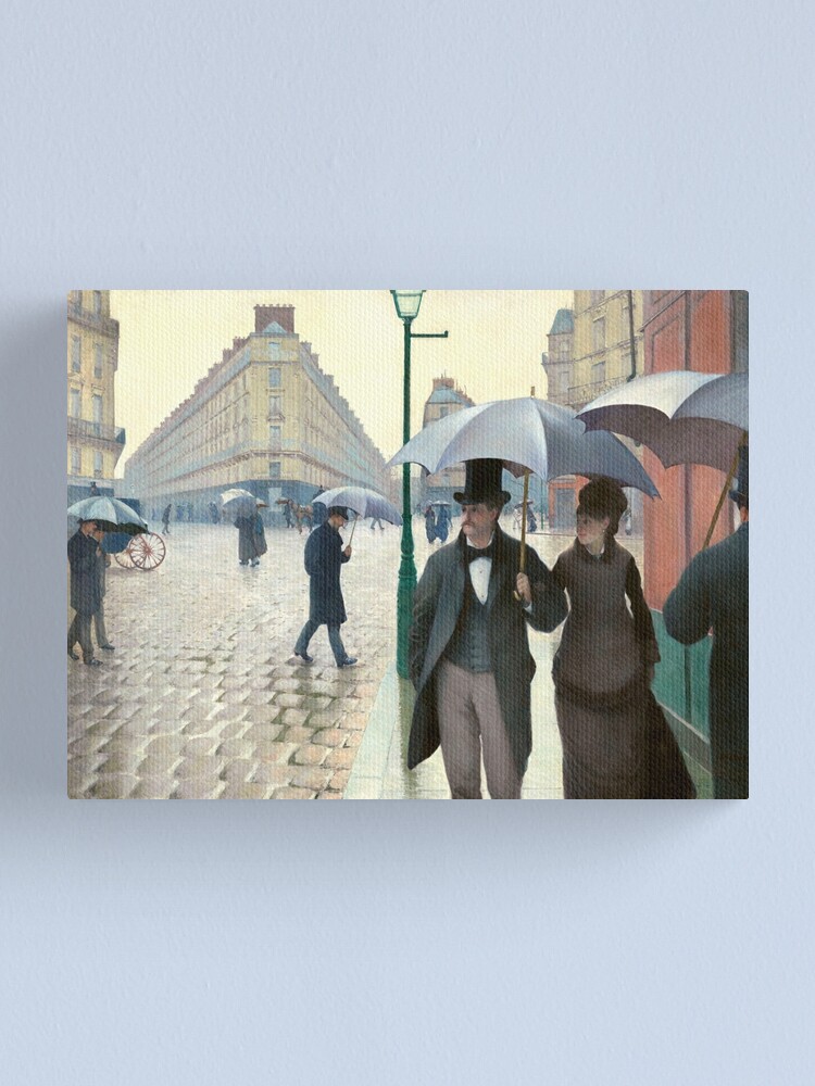 Gustave Caillebotte Paris Street Rainy Day Canvas Print By Chillchar1234 Redbubble