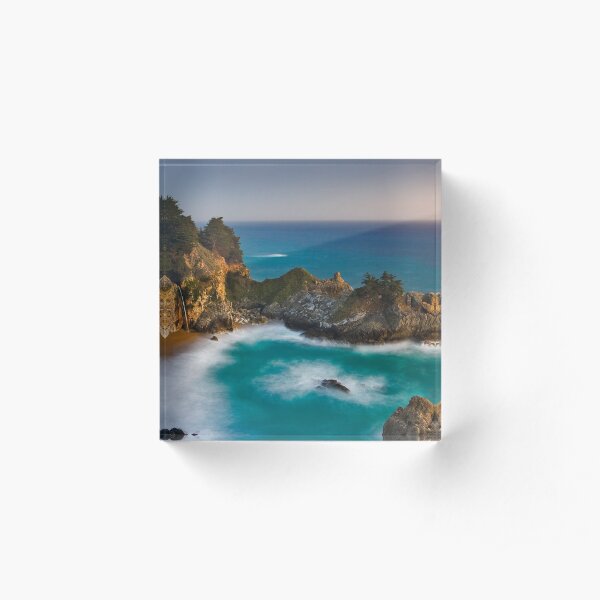 Pfeiffer Falls Sunset Acrylic Block