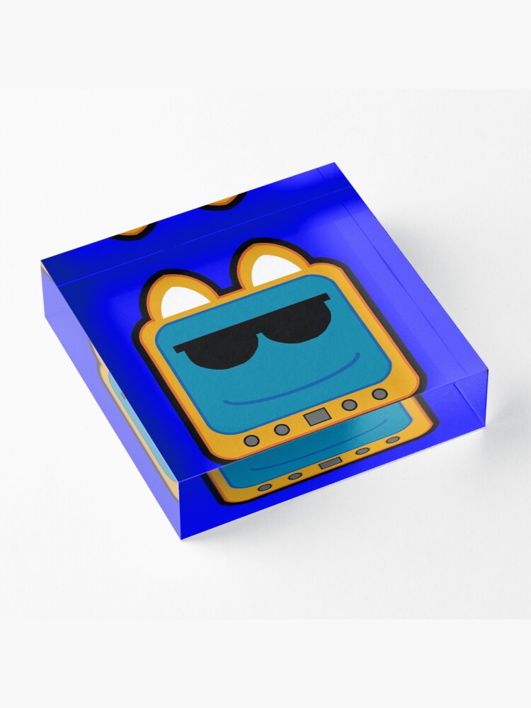 Alternate view of Television Kitty Cool Glasses 1 Acrylic Block