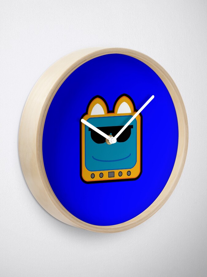 Alternate view of Television Kitty Cool Glasses 1 Clock