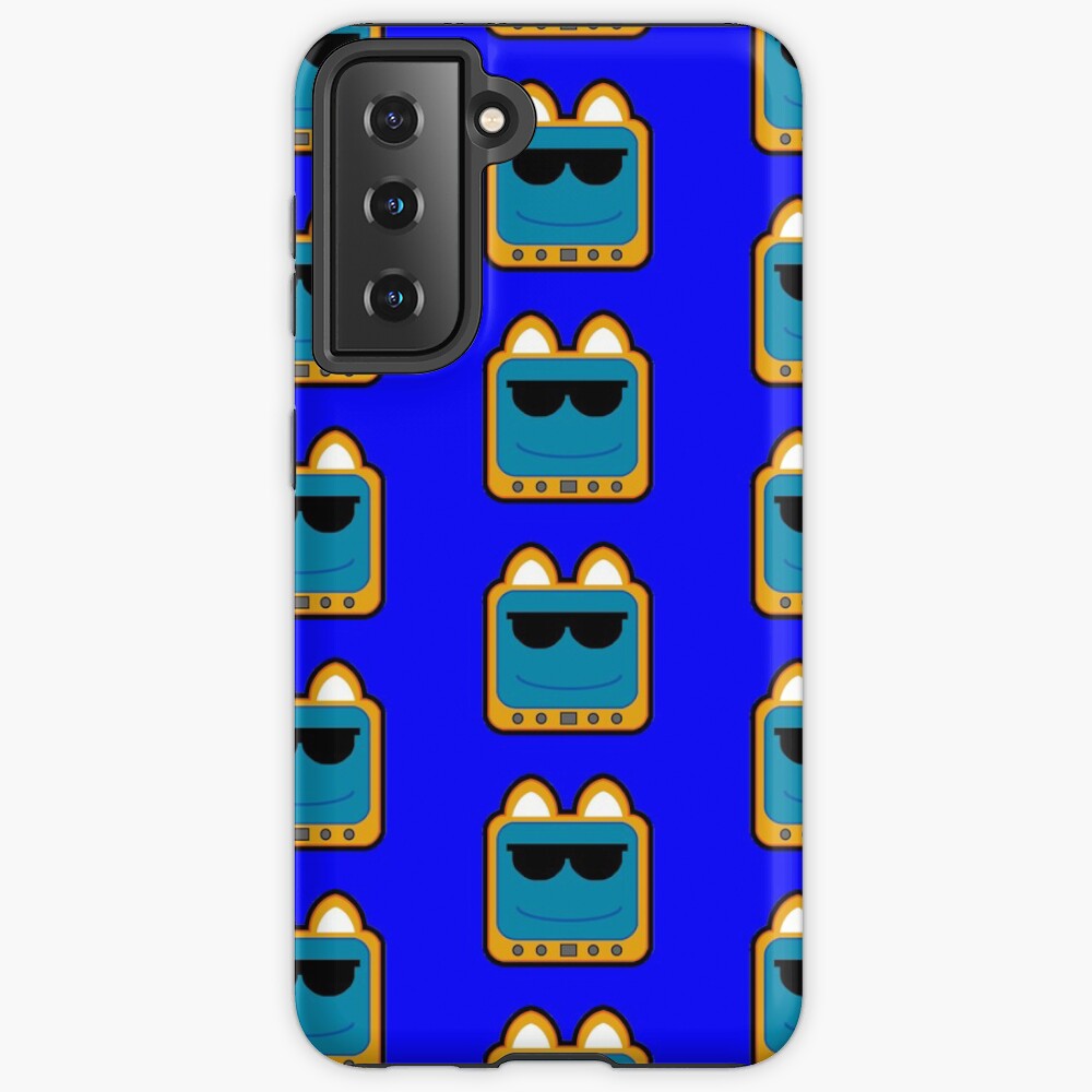 Television Kitty Cool Glasses 1 Case & Skin for Samsung Galaxy