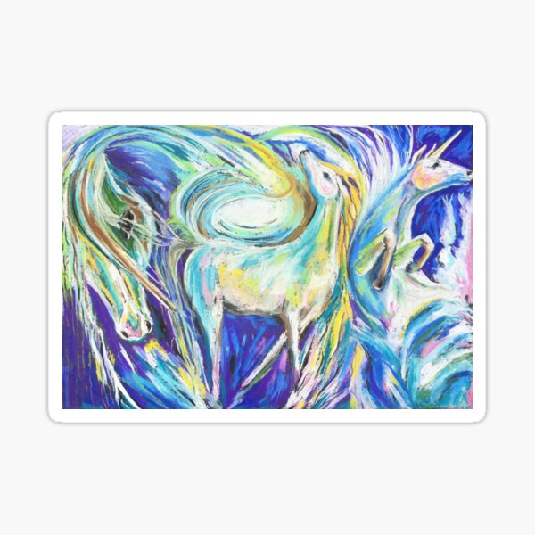 Skyfalling Horse Sticker