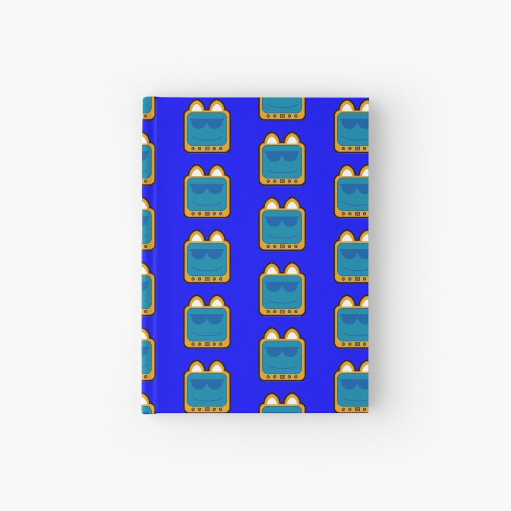 Television Kitty Cool Glasses 2 Hardcover Journal