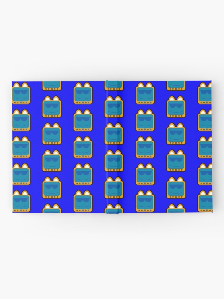 Alternate view of Television Kitty Cool Glasses 2 Hardcover Journal