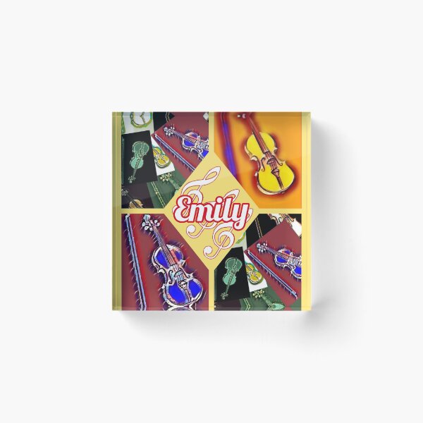 Item preview, Emily loves violin  designed and sold by Attiva.
