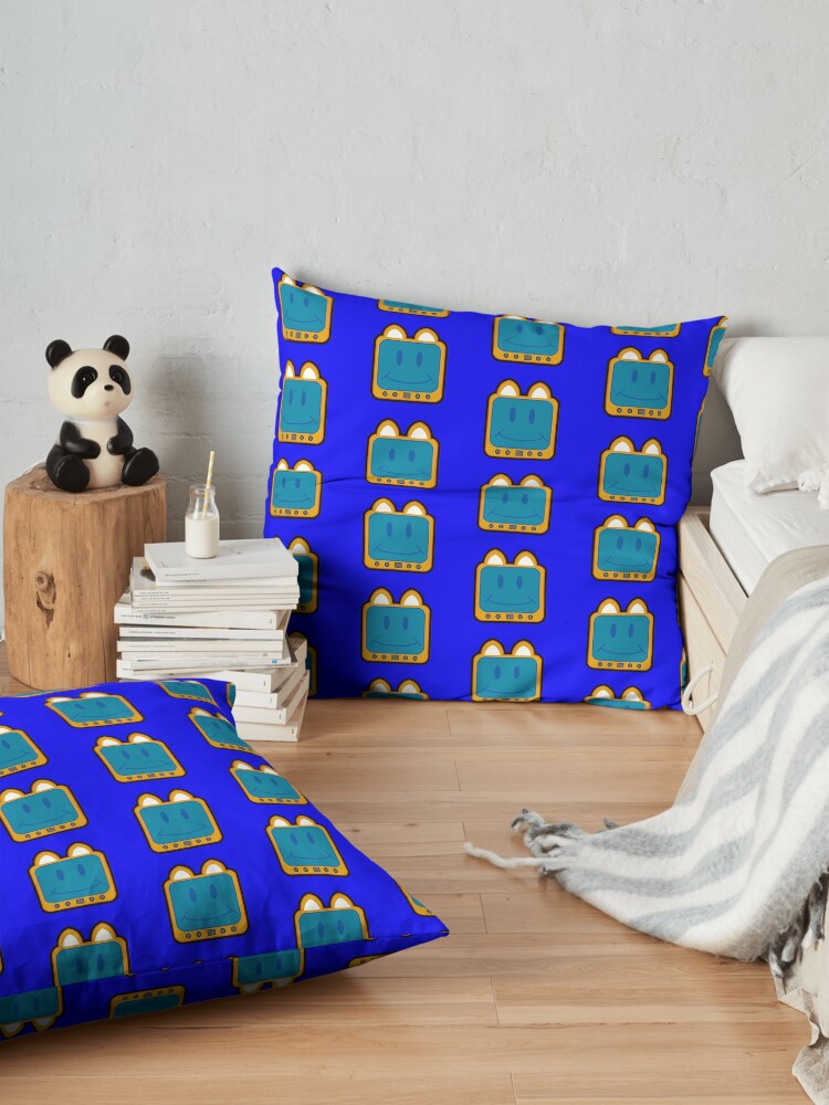 Alternate view of Television Kitty Smiling Floor Pillow