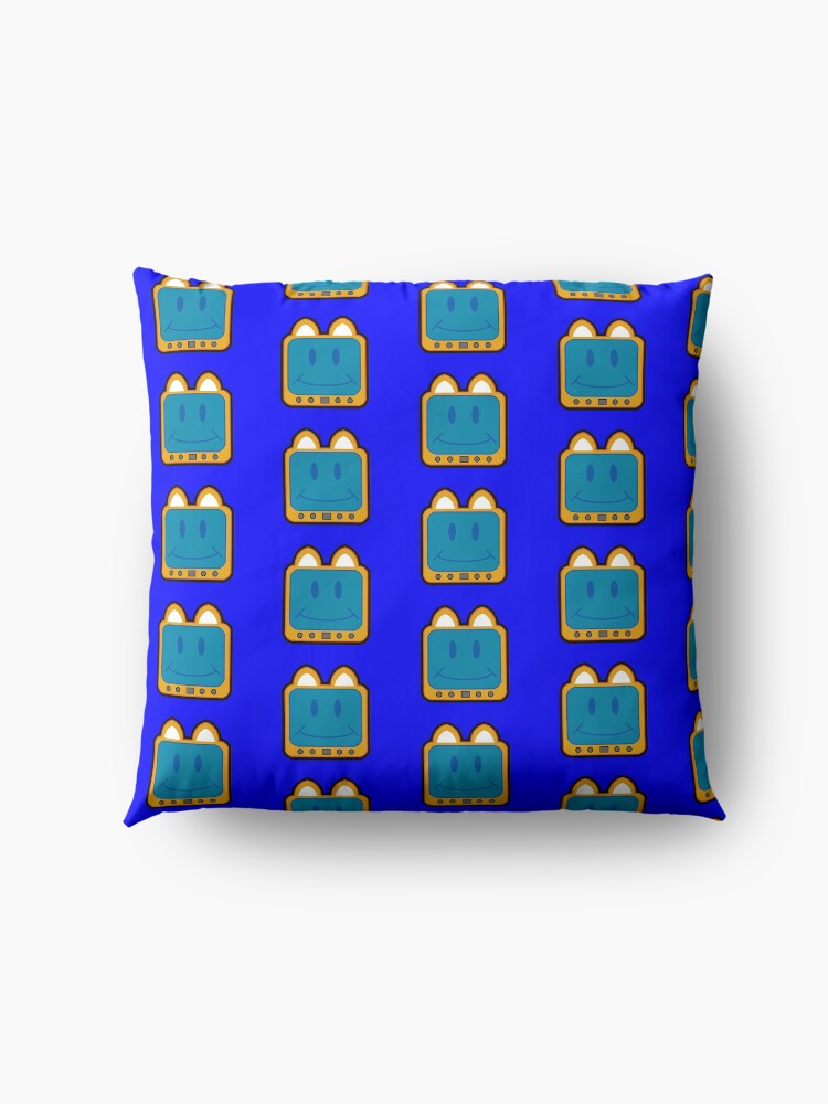 Alternate view of Television Kitty Smiling Floor Pillow
