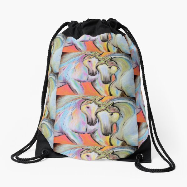 Multiply Ways In Horse Drawstring Bag