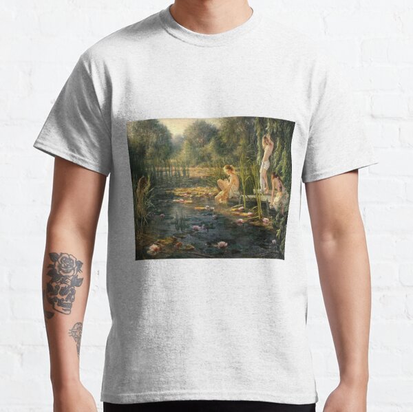 artist - Helene Beland #water #nature #outdoors #tree group river relaxation flower lake  Classic T-Shirt