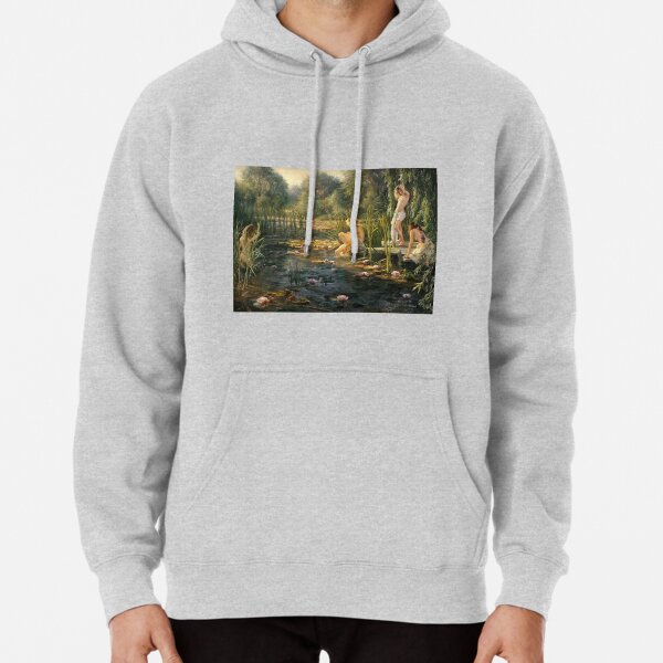 artist - Helene Beland #water #nature #outdoors #tree group river relaxation flower lake Pullover Hoodie