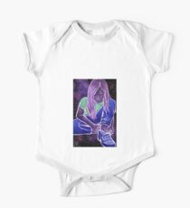 Lacing Up Short Sleeve Baby One-Piece