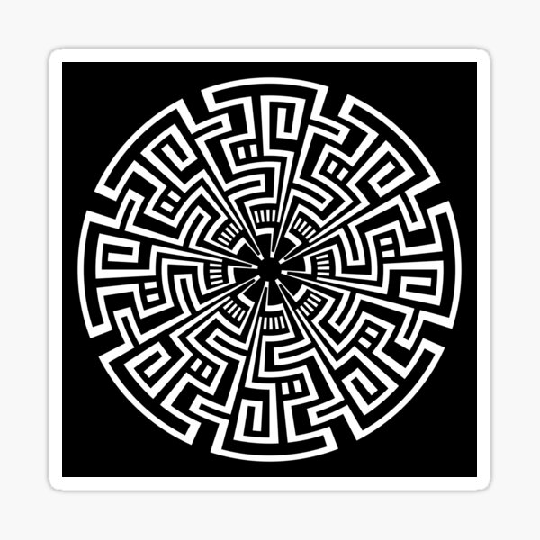 23FA010 - Tekno 23 spiral art Sticker