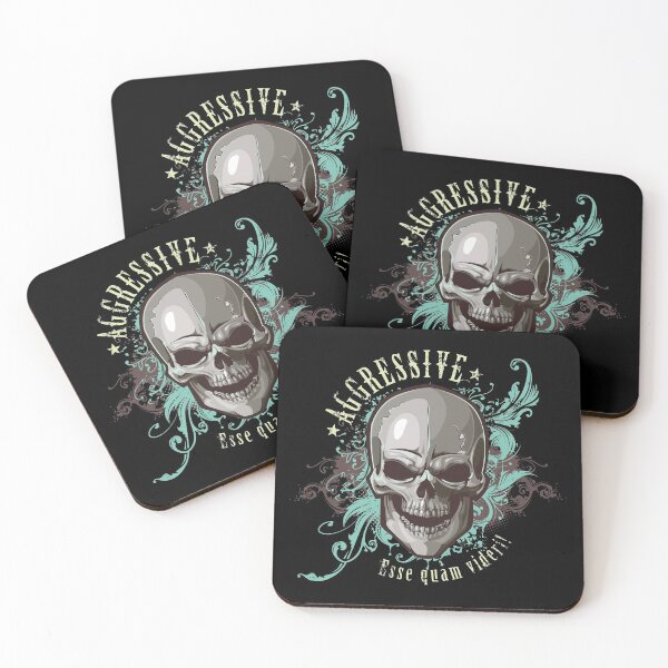Item preview, Aggressive Skull designed and sold by overstyle.