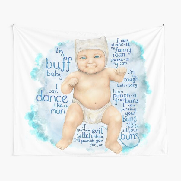 Finn the baby human Tapestry
