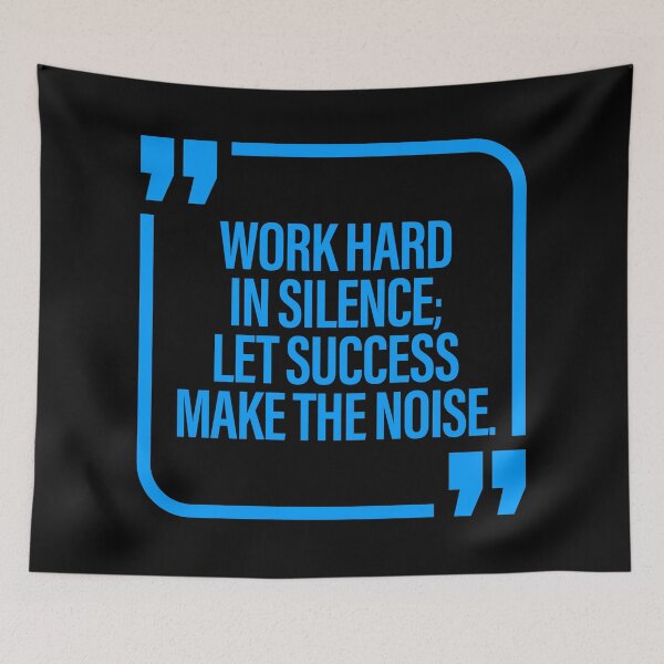 Item preview, Work Hard In Silence; let sucess make the noise. designed and sold by MrTeeTime.