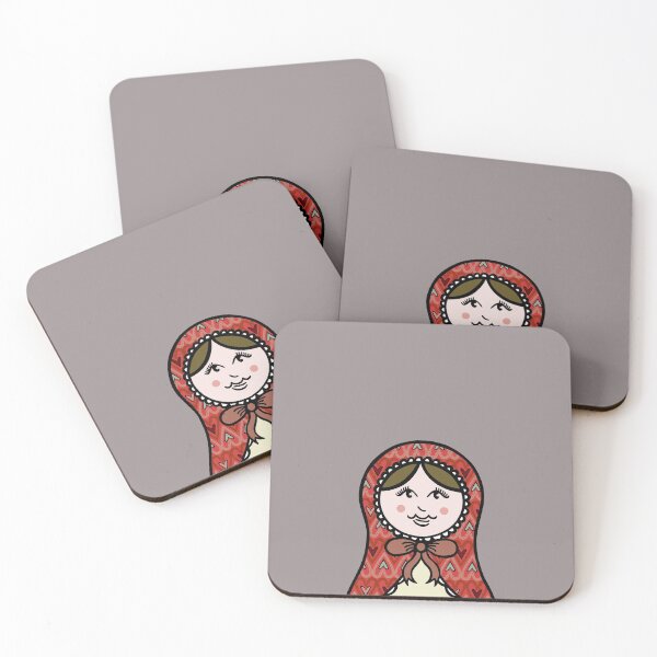 Item preview, Russian Dolls, Matryoshka Pattern 8 designed and sold by Helen McCartney Designs.