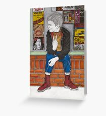 Little Skinhead Greeting Card