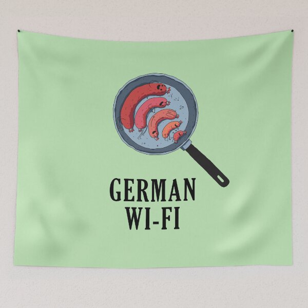 Item preview, Computer geek gift - German Wi-Fi - Nerd Gift - Programmer Gift Idea - Phones Cases And Other Gift designed and sold by MemWear.