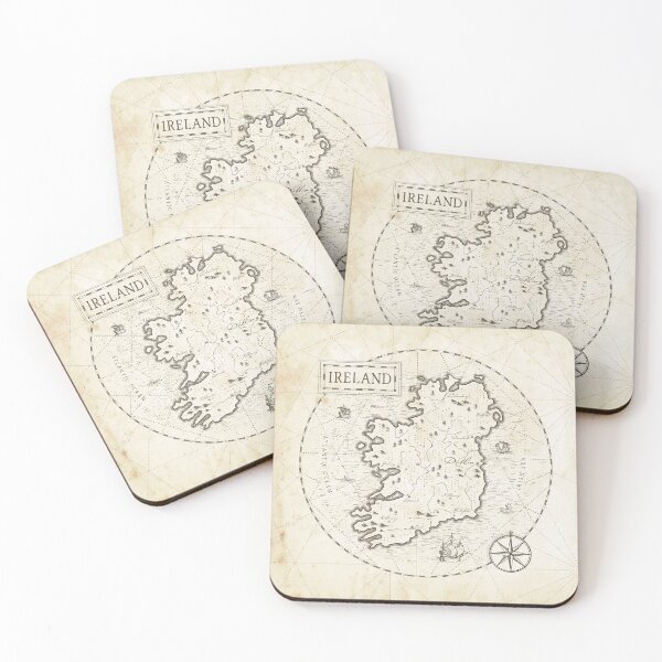 Item preview, Vintage Map Ireland designed and sold by Motivburg.