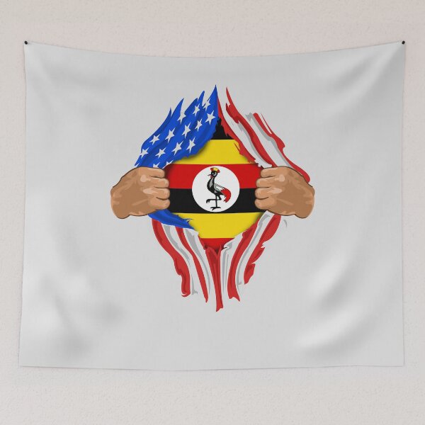 Item preview, Ugandan Blood Inside Me Design | Uganda Flag Gift designed and sold by melsens.