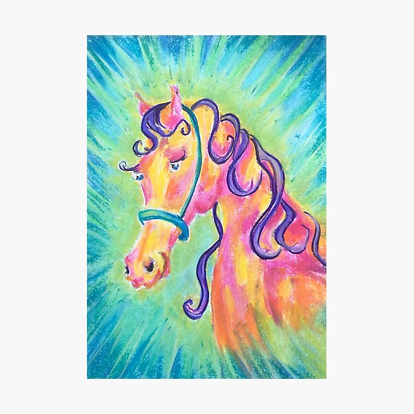 Vulnerable Horse Photographic Print