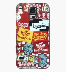 Liverpool Multi Sticker Look - Künstler Eindruck Scouse - Liverpool Phone Case Hülle & Klebefolie für Samsung Galaxy