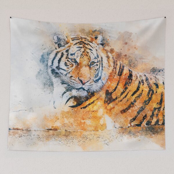 Item preview, Wild Tiger designed and sold by AM FineArtPrints.