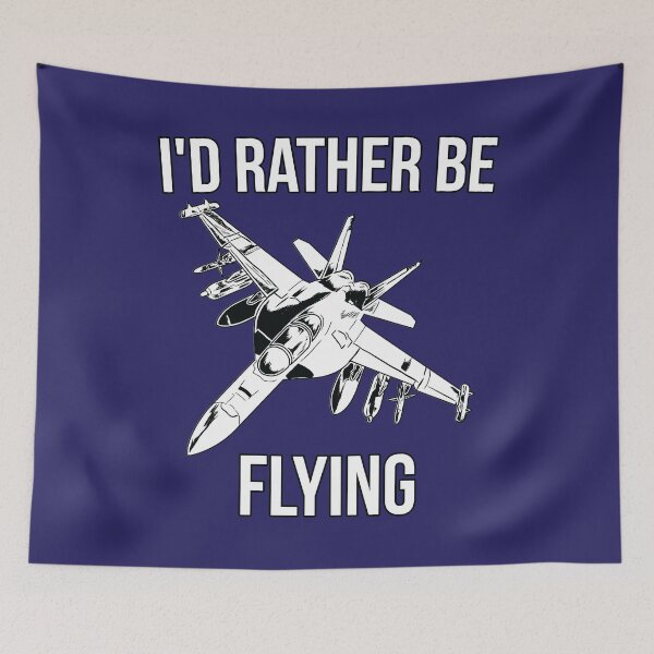 Item preview, I'd Rather be Flying designed and sold by teesaurus.