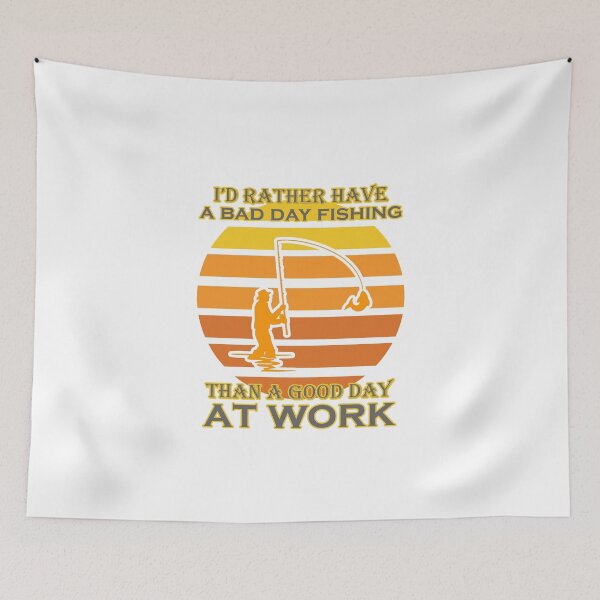 Item preview, Bad day fishing | Angler T-Shirt designed and sold by Rokahr-overland.