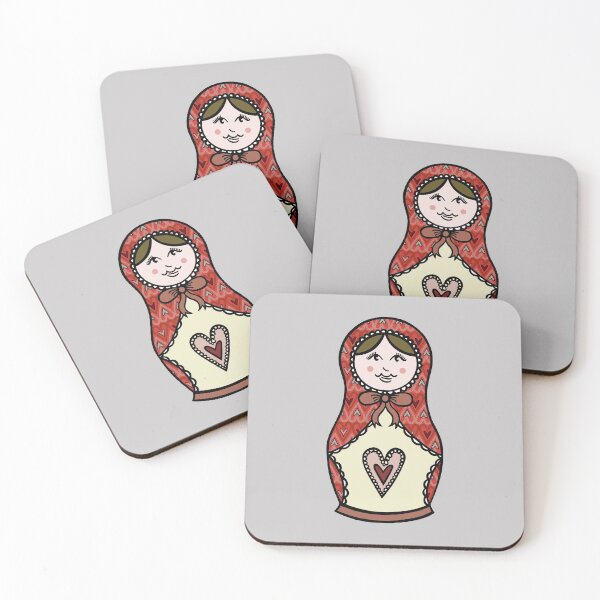 Item preview, Russian Dolls, Matryoshka Pattern 9 designed and sold by Helen McCartney Designs.