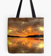 Chasing The Light (20 Exposure HDR Panoramic) - Narrabeen Lakes - The HDR Experience Tote Bag
