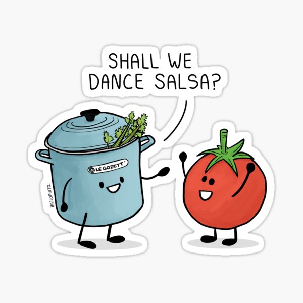 ¿Shall we dance Salsa? Sticker