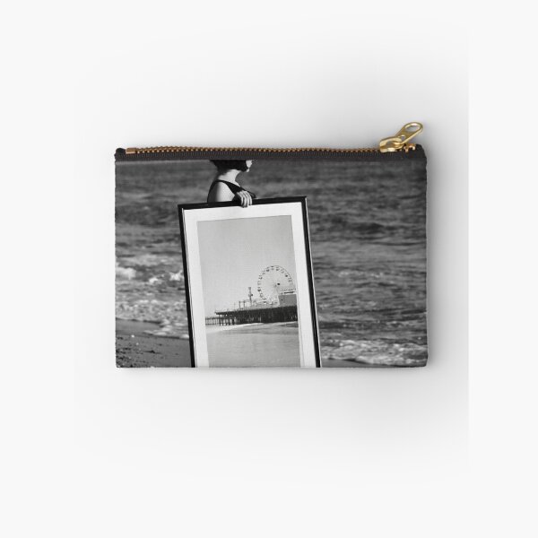 Item preview, Santa Monica Pier Black and White Photo at the Beach designed and sold by stine1.