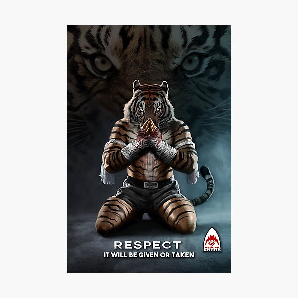 Respect Tiger Photographic Print