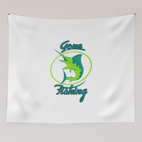 Item preview, Gone Fishing | Angler T-Shirt designed and sold by Rokahr-overland.
