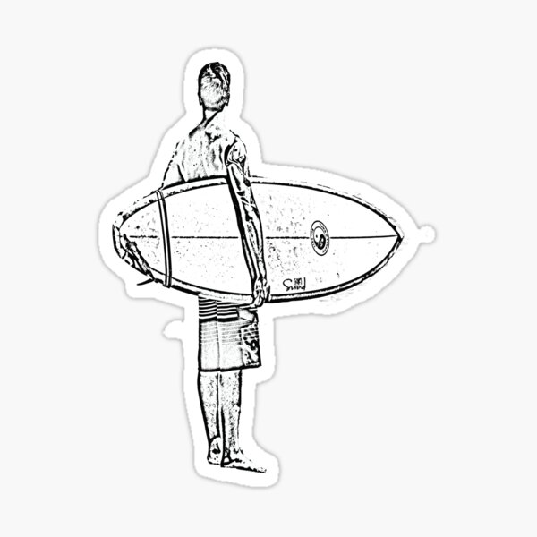 Aperçu de l'œuvre Je veux juste surfer! créée et vendue par JaceeDesigns.